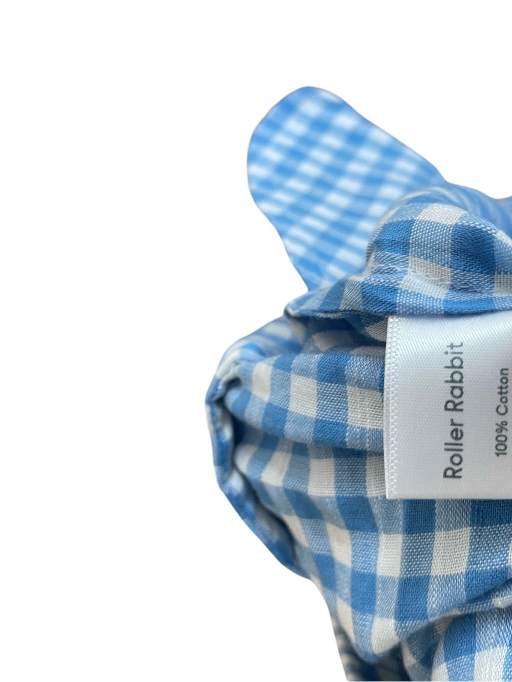 ROLLER RABBIT BLUE GINGHAM EMANI PANTS NEW WITH TAGS - Picture 9 of 12